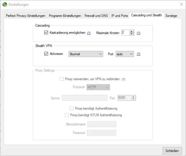 Perfect Privacy Windows 10 Einstellungen 5
