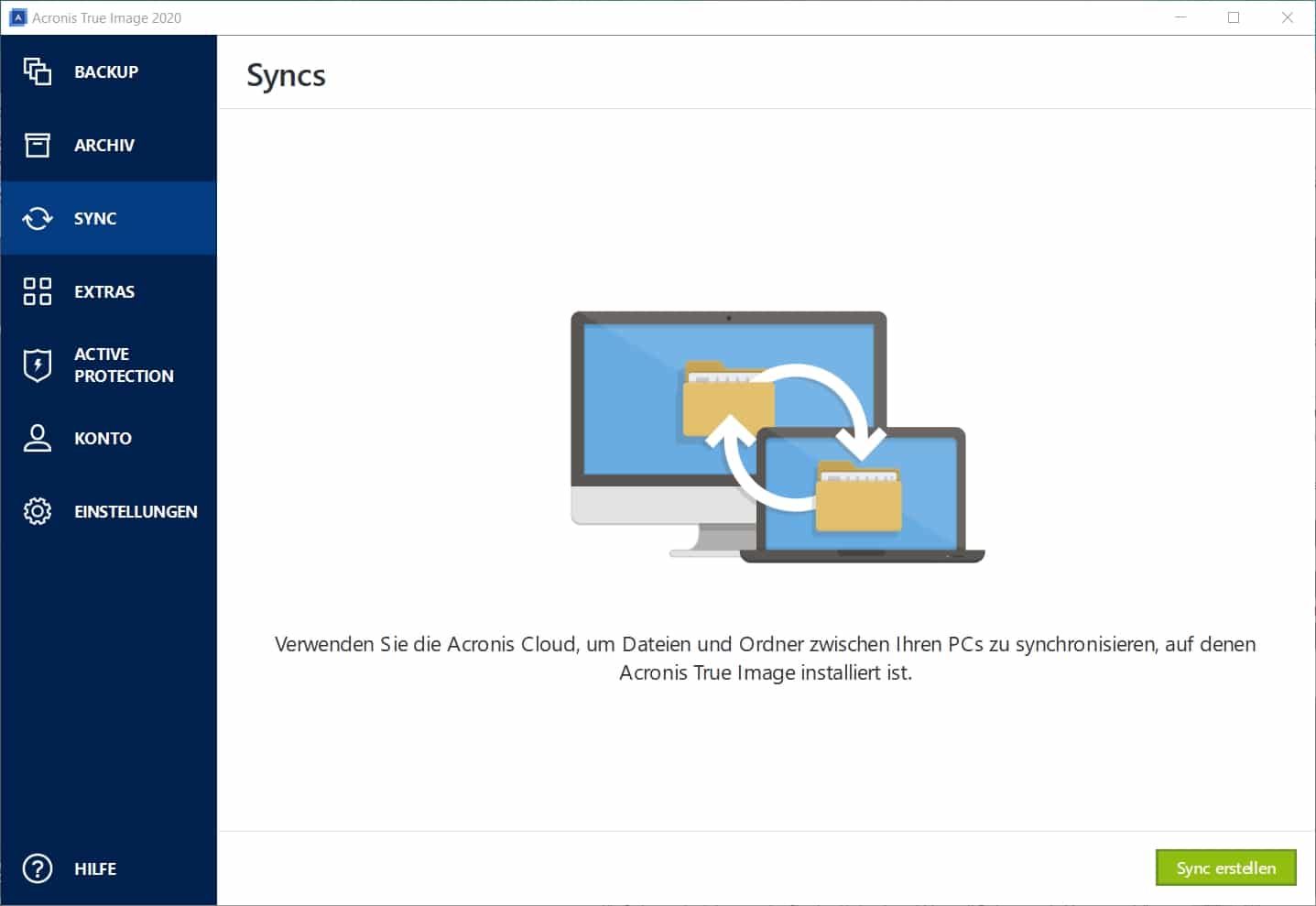 datensicherung acronis true image