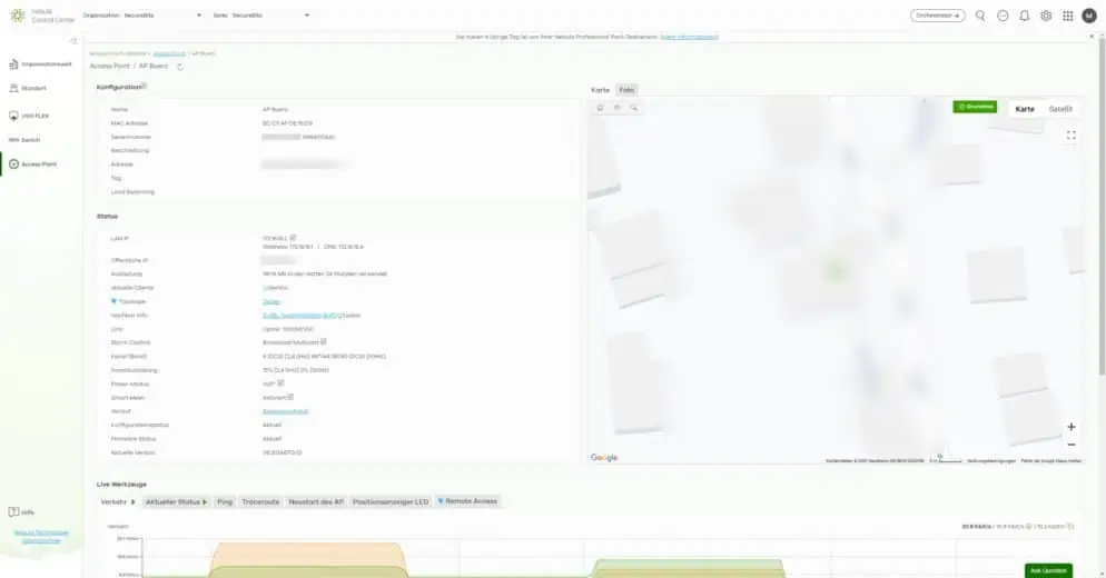 ZyXEL NWA110AX Nebula Cloud Dashboard 1