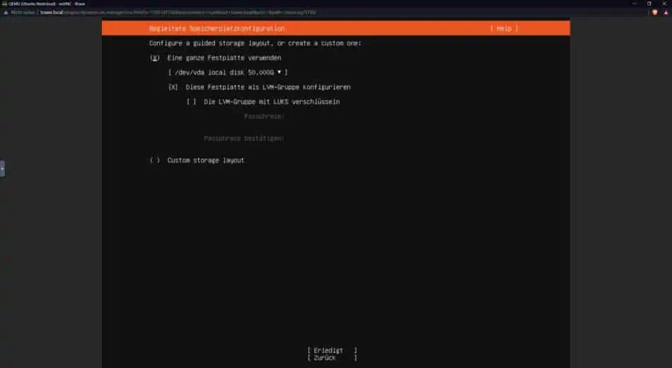 Bild-6-Ubuntu-Server-Installation-Speicherplatz-Konfiguration